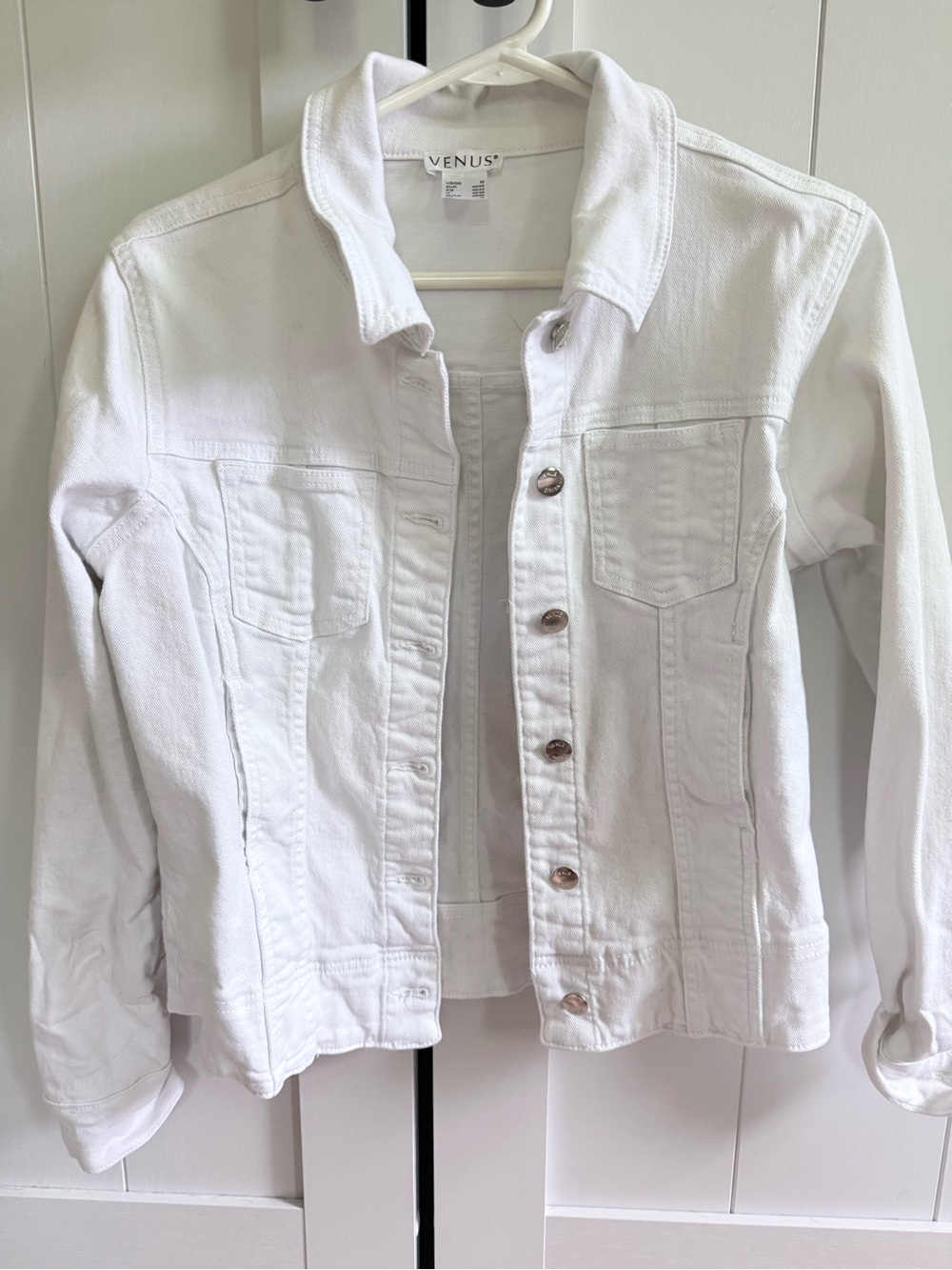 VENUS White Denim Jean Jacket